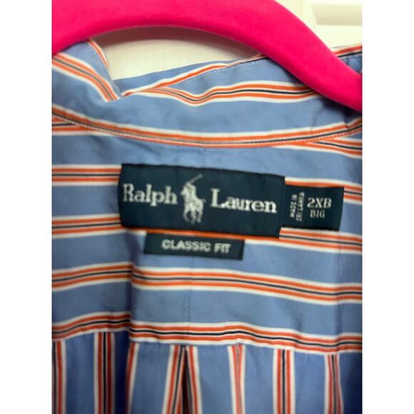 Polo Ralph Lauren Men's Classic Fit Striped Button Up Dress Shirts Size 2XB - Picture 4 of 4